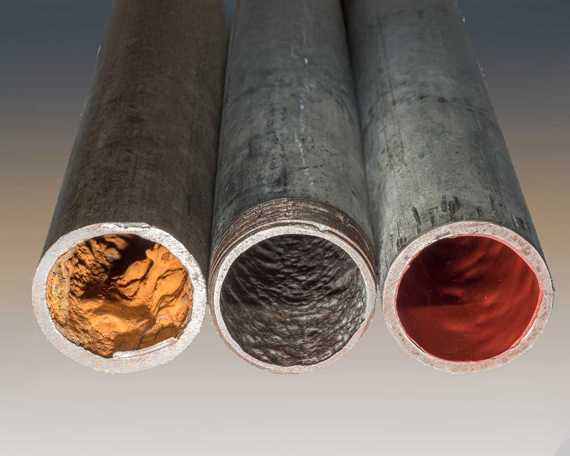 Rifacimento delle tubature dell'acqua con rivestimento interno. <br>Ristrutturazione di tubi da Promotec®